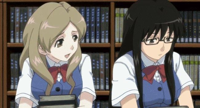 Anime Lesbian School Girls